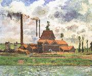 Camille Pissarro Shore plant oil painting reproduction